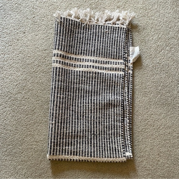 Patina vie heritage collection tassel end blue and gray rug - Picture 1 of 6